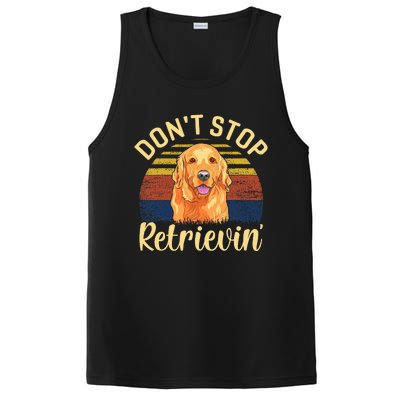 DonT Stop Retrieving Cute Golden Dog Owner. PosiCharge Competitor Tank