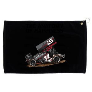 Dirttrack Sprintcars Racing Anatomy Lover Gift Gift Grommeted Golf Towel