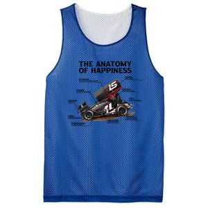 Dirttrack Sprintcars Racing Anatomy Lover Gift Gift Mesh Reversible Basketball Jersey Tank