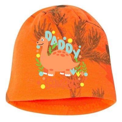 Daddy Saurus Rex Dinosaur Kati - Camo Knit Beanie