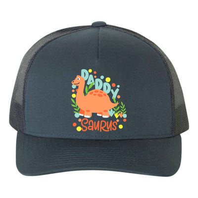 Daddy Saurus Rex Dinosaur Yupoong Adult 5-Panel Trucker Hat