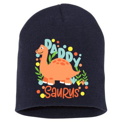 Daddy Saurus Rex Dinosaur Short Acrylic Beanie