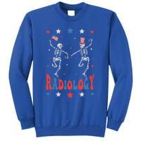 Dancing Skeleton Radiology Xray Tech Patriotic Sweatshirt