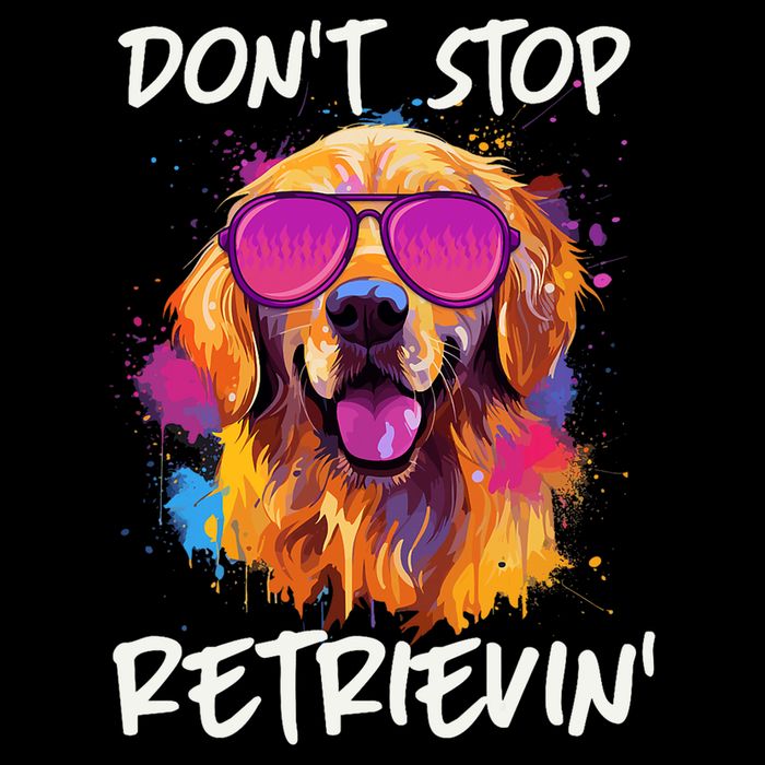 Don’T Stop Retrievin Golden Retriever Dog Goldie Mom Funny Impact Tech Backpack