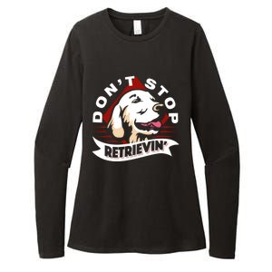 Dont Stop Retrievin Funny Golden Retriever Gift Womens CVC Long Sleeve Shirt