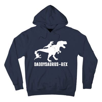 Daddy Saurus - Rex | Funny T-Rex Dinosaur Dad Uncle Grandpa Tall Hoodie