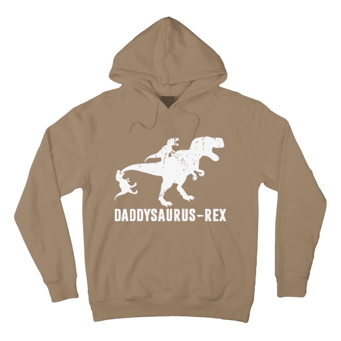 Daddy Saurus Rex Funny TRex Dinosaur Dad Uncle Grandpa Hoodie