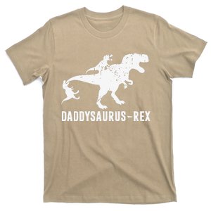 Daddy Saurus Rex Funny TRex Dinosaur Dad Uncle Grandpa T-Shirt