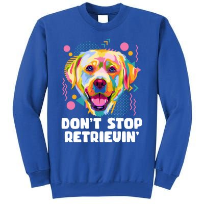 Dont Stop Retrievin Labrador Retriever Animal Pun Lab Gift Tall Sweatshirt