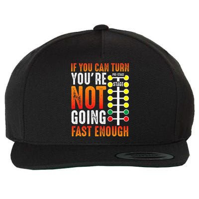 Dragster Saying Race car Driver Skill Drag Racing  Wool Snapback Cap