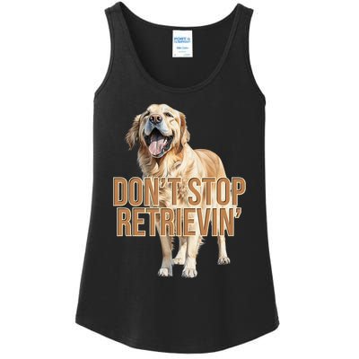 DonT Stop Retrieving Funny Golden Retriever Owner Ladies Essential Tank