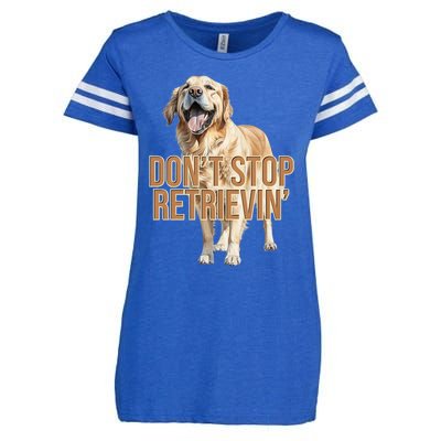 DonT Stop Retrieving Funny Golden Retriever Owner Enza Ladies Jersey Football T-Shirt