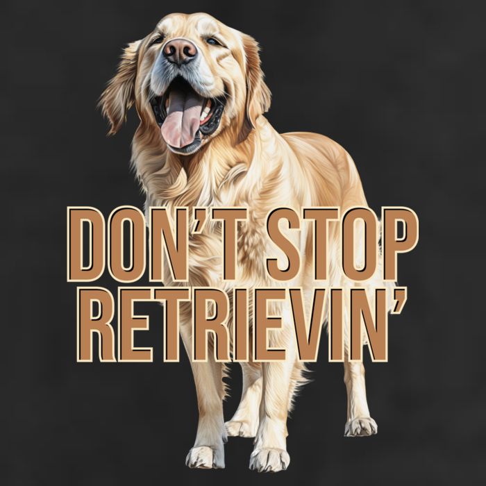 DonT Stop Retrievin Funny Golden Retriever Golf Towel