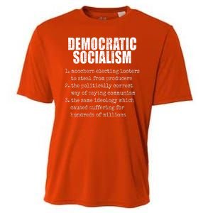 Democratic Socialism Republican Politcal Cooling Performance Crew T-Shirt