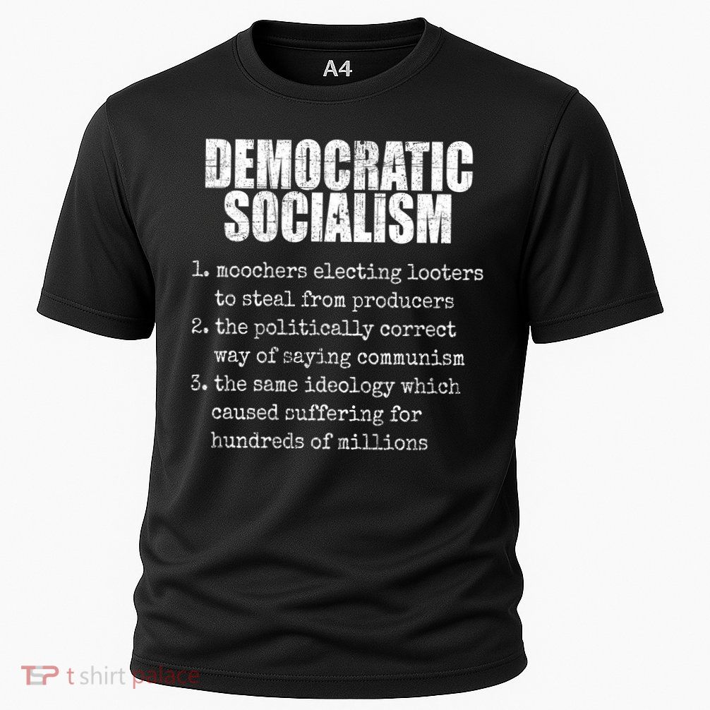 Democratic Socialism Republican Politcal Cooling Performance Crew T-Shirt