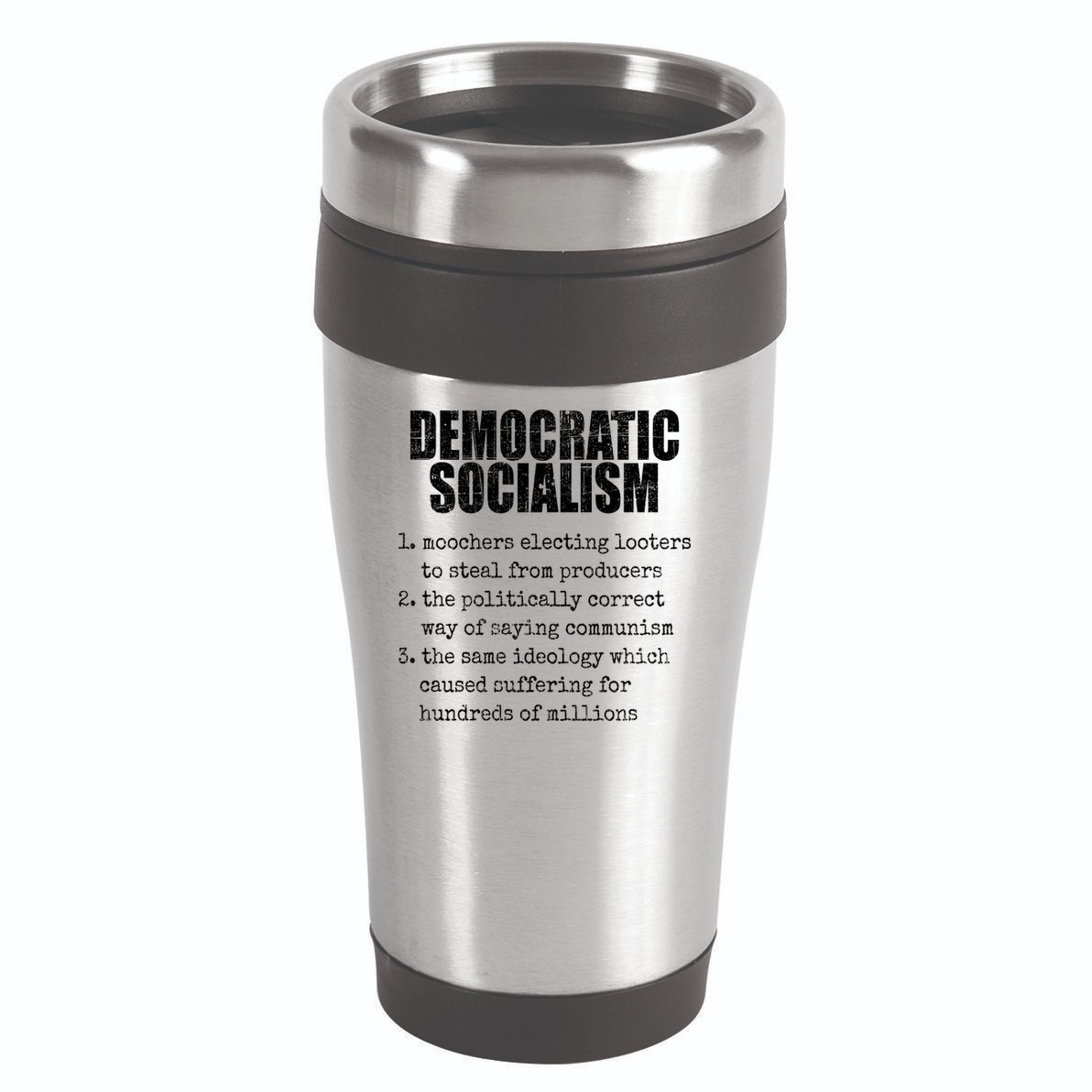 Democratic Socialism Republican Politcal 16oz Travel Tumbler