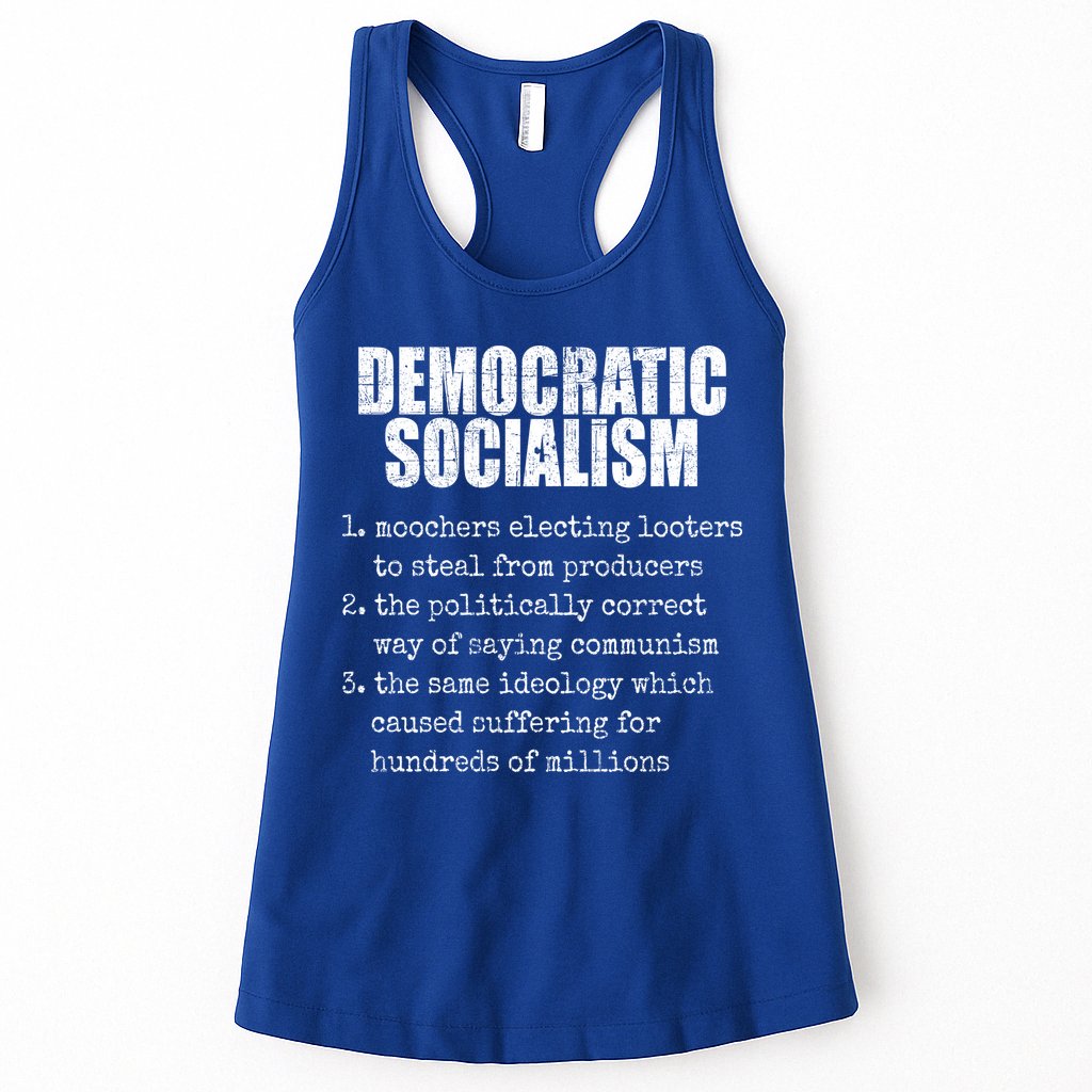 Democratic Socialism Republican Politcal Womens Tank Top