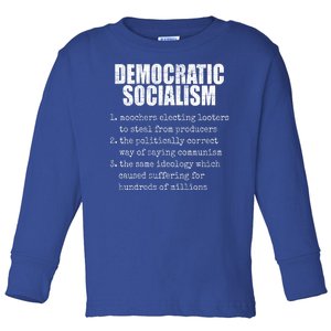 Democratic Socialism Republican Politcal Toddler Long Sleeve Shirt