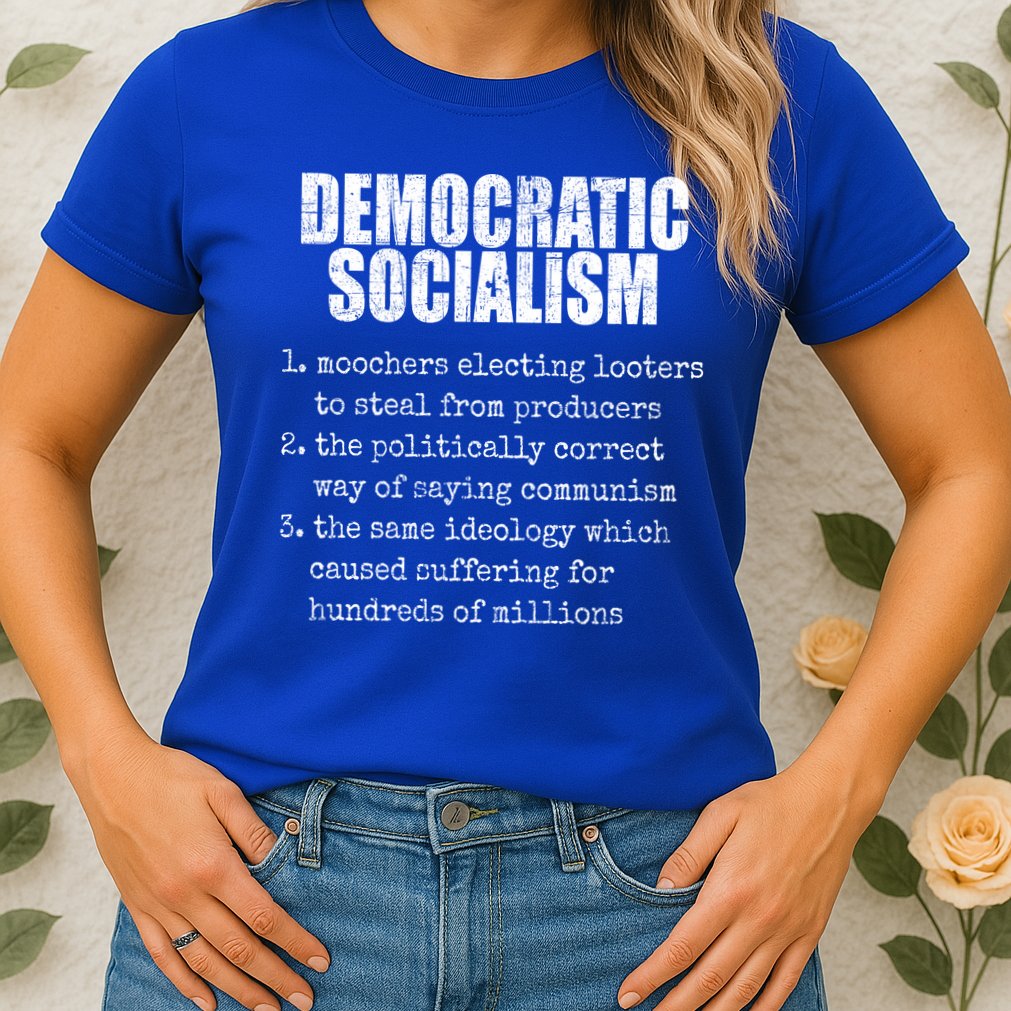 Democratic Socialism Republican Politcal Womens T-Shirt
