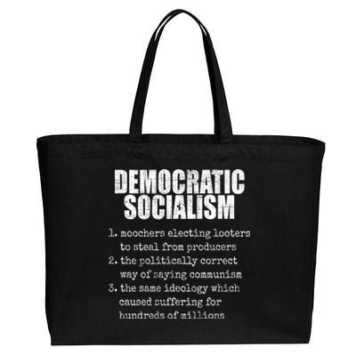 Democratic Socialism Republican Politcal Cotton Canvas Jumbo Tote