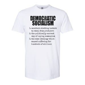 Democratic Socialism Republican Politcal Softstyle CVC T-Shirt