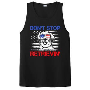 Dont Stop Retrieving American Flag 4th Of July Gift PosiCharge Competitor Tank