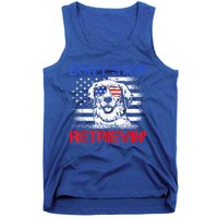 Dont Stop Retrieving American Flag 4th Of July Gift Tank Top