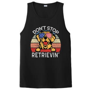 DonT Stop Retrievin Golden Retriever Dog PosiCharge Competitor Tank