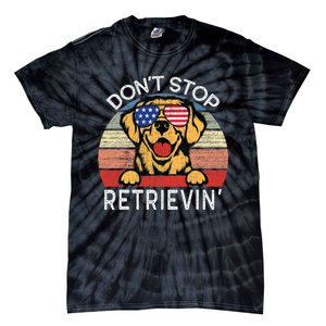 DonT Stop Retrievin Golden Retriever Dog Tie-Dye T-Shirt