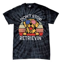 DonT Stop Retrievin Golden Retriever Dog Tie-Dye T-Shirt