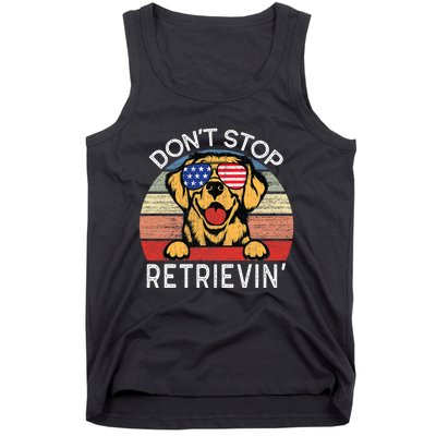 DonT Stop Retrievin Golden Retriever Dog Tank Top