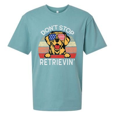 DonT Stop Retrievin Golden Retriever Dog Sueded Cloud Jersey T-Shirt