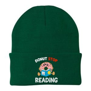 Donut Stop Reading Funny Book Readers Girls Knit Cap Winter Beanie