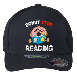 Donut Stop Reading Funny Book Readers Girls Flexfit Unipanel Trucker Cap