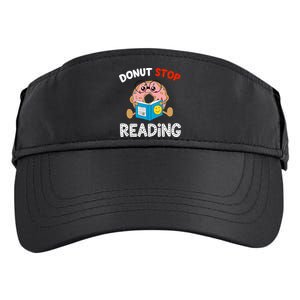 Donut Stop Reading Funny Book Readers Girls Adult Drive Performance Visor