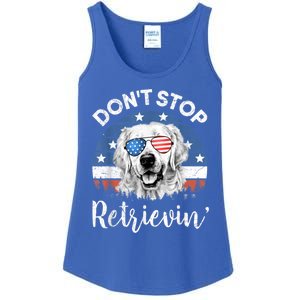 Dont Stop Retrieving Golden Retriever Sunglass Usa Gift Ladies Essential Tank