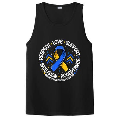 Down Syndrome Respect Support Down Syndrome Awareness PosiCharge Competitor Tank
