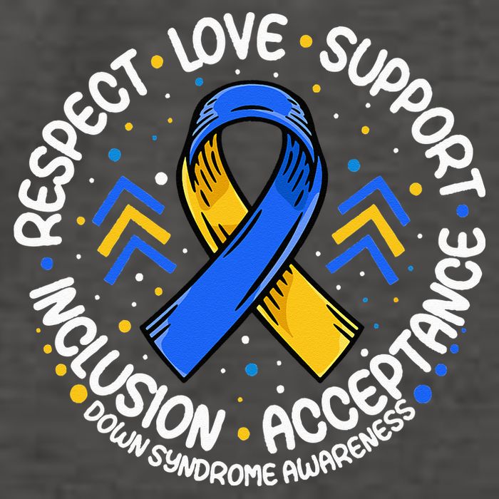 Down Syndrome Respect Support Down Syndrome Awareness Vector Backpack