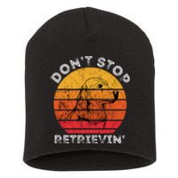 DonT Stop Retrieving Funny Golden Retriever Dog Owner Short Acrylic Beanie