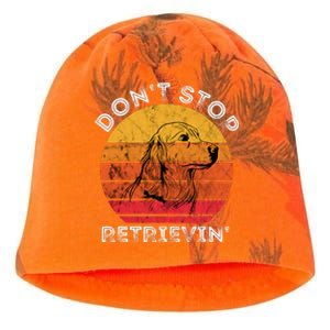 DonT Stop Retrieving Funny Golden Retriever Dog Owner Kati - Camo Knit Beanie