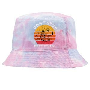 DonT Stop Retrieving Funny Golden Retriever Dog Owner Tie-Dyed Bucket Hat