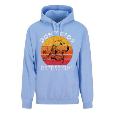 DonT Stop Retrieving Funny Golden Retriever Dog Owner Unisex Surf Hoodie