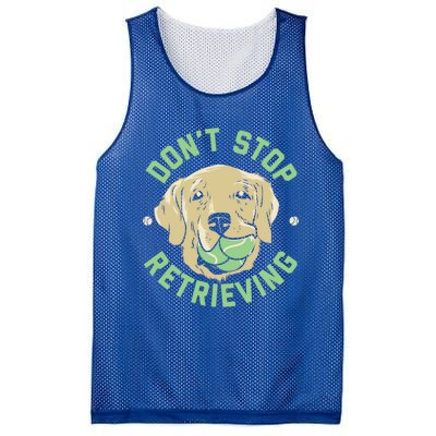 Dont Stop Retrieving Gift Retro Golden Retriever Funny Gift Mesh Reversible Basketball Jersey Tank