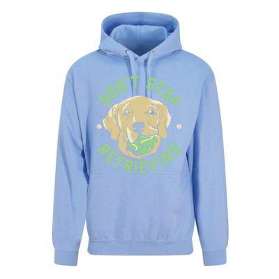 Dont Stop Retrieving Gift Retro Golden Retriever Funny Gift Unisex Surf Hoodie