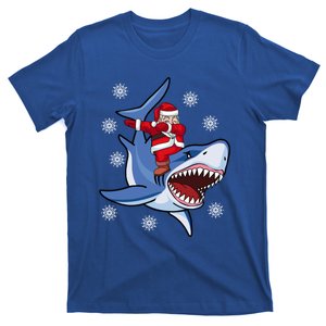 Dabbing Santa Riding Shark Christmas Gift Gift T-Shirt