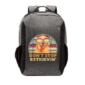 Dont Stop Retrieving Great Gift Retro Golden Retriever Funny Gift Vector Backpack