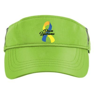 Down Syndrome Ribbon Awareness Adult Drive Performance Visor