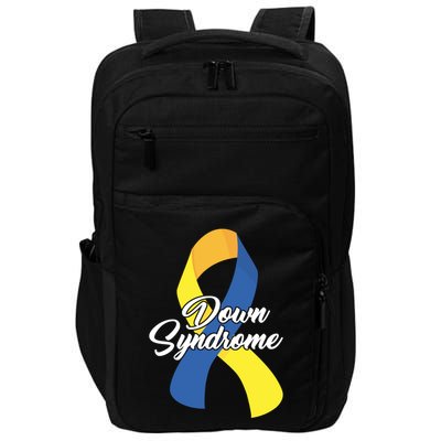Down Syndrome Ribbon Awareness Impact Tech Backpack