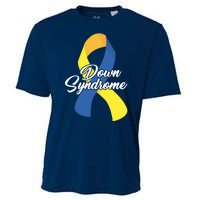 Down Syndrome Ribbon Awareness Cooling Performance Crew T-Shirt