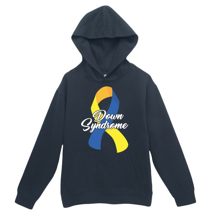 Down Syndrome Ribbon Awareness Urban Pullover Hoodie